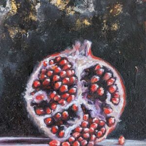 Original Oil Painting: pomegranate